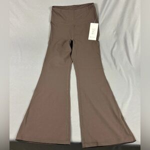 Lululemon Womens Pants Leggings Groove Flared 10 Brown Nylon Spandex